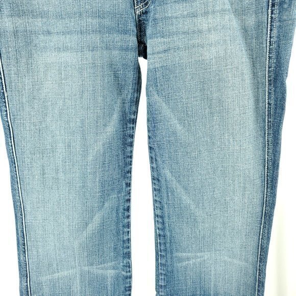 7 For All Mankind Blue Boot Cut Jeans A pocket. Too big for me. - Picture 10 of 15